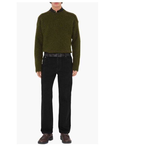 Burberry Louis Reversible Check Leather Belt Charcoal Graphite Size 105 / 42 - Picture 10 of 13